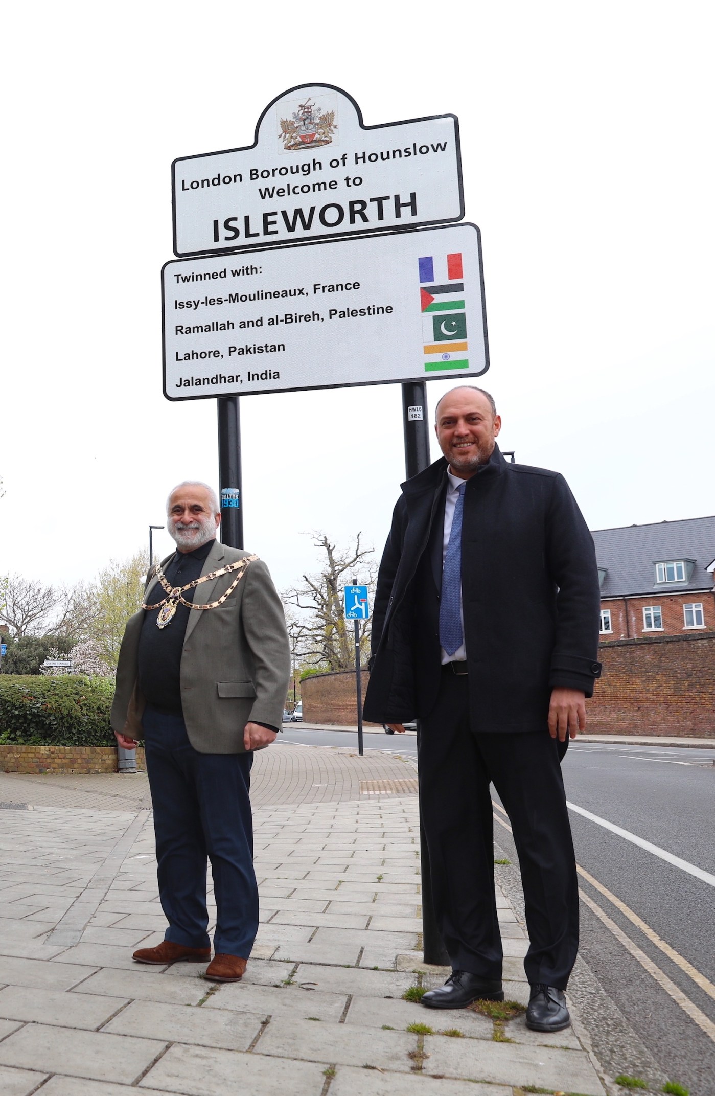 Cllr Louki and Dr Zomlot